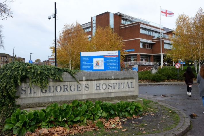 St George's Hospital - outside sign.jpg